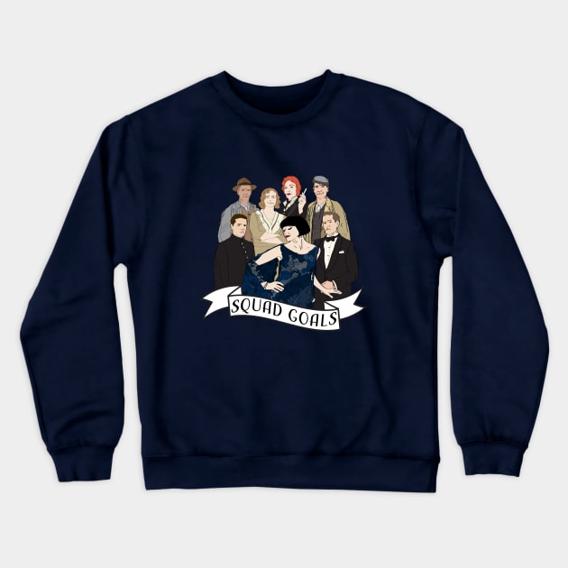 Squad Goals Crewneck Sweatshirt by rmcox20